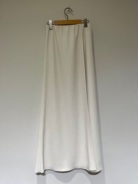 Stretch Relax 2way Cloth Skirt in Off White ロングスカート 巻きスカート greed international bed&breakfast