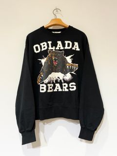 BEARS SWEAT / 熊プリントスウェット / ブラック
