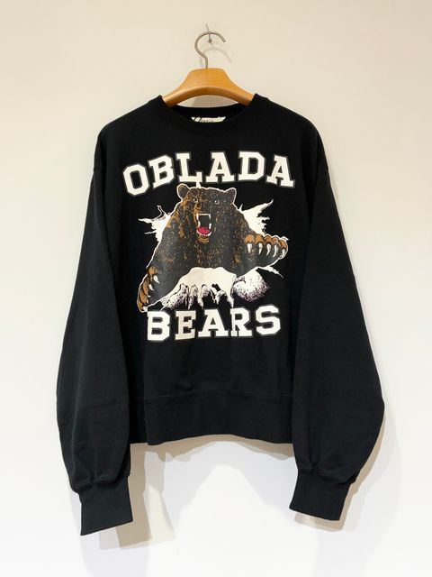 BEARS SWEAT / 熊プリントスウェット / ブラック