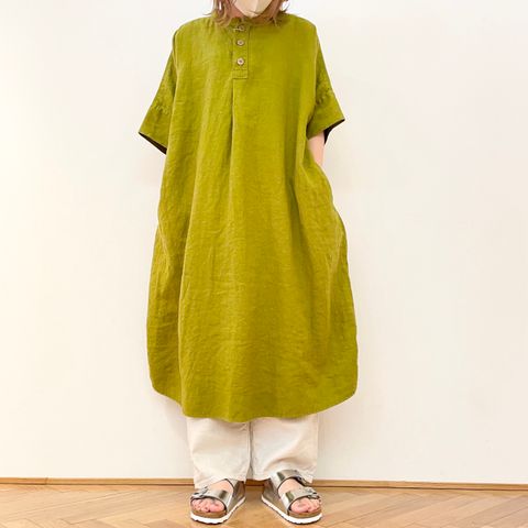 D.M.G.のさらっとした2wayリネンワンピース
