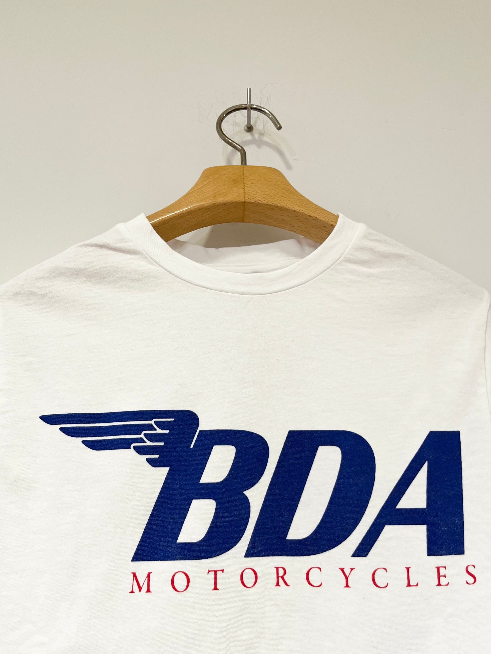 BDA MOTORCYCLE TEE / プリントロゴTシャツ / ホワイト