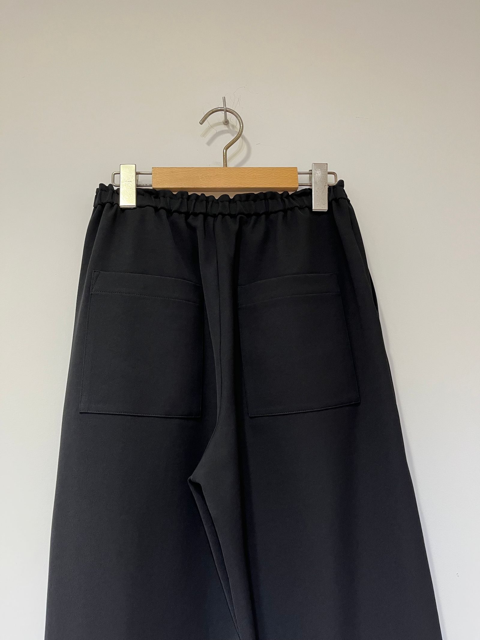 Stretch Relax 2way Cloth Pants in Black パンツ イージーパンツ greed international bed&breakfast