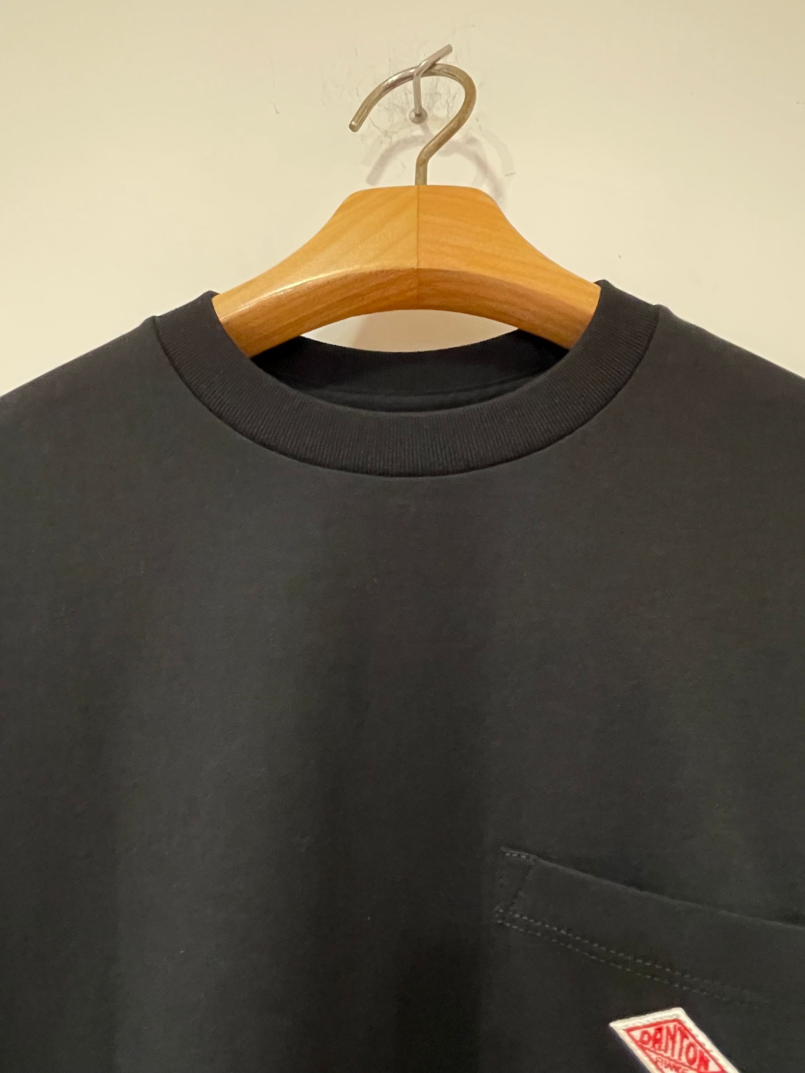 WOMEN'S SHORT SLEEVE POCKET T-SHIRT PLAIN / 半袖ポケットTシャツ / ブラック