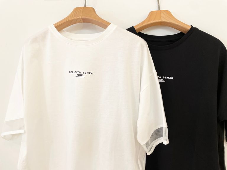 PASSIONE 一枚でかわいいロゴTシャツ