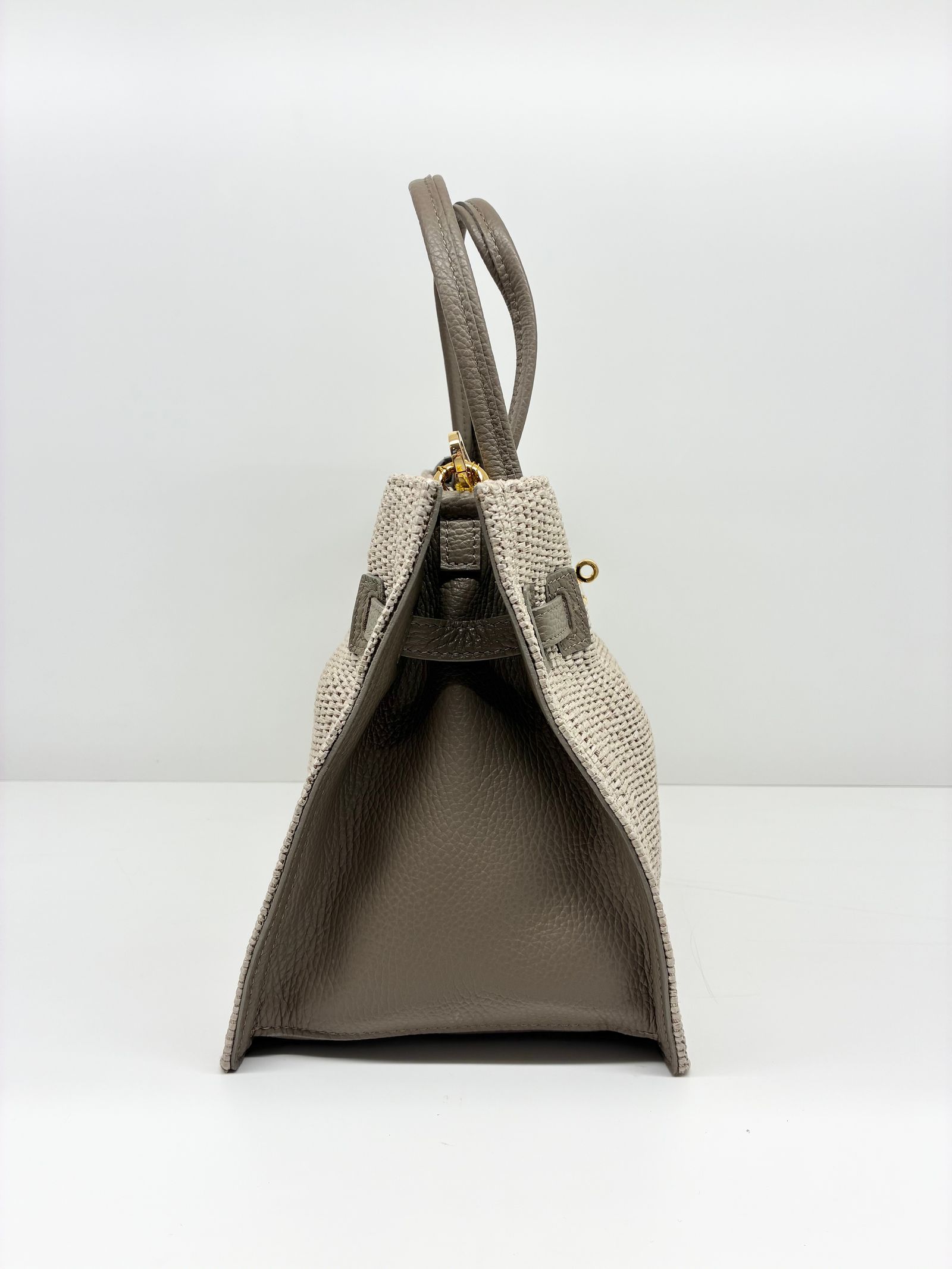 SANDRO / ベルト付きかごバッグ / ベージュ