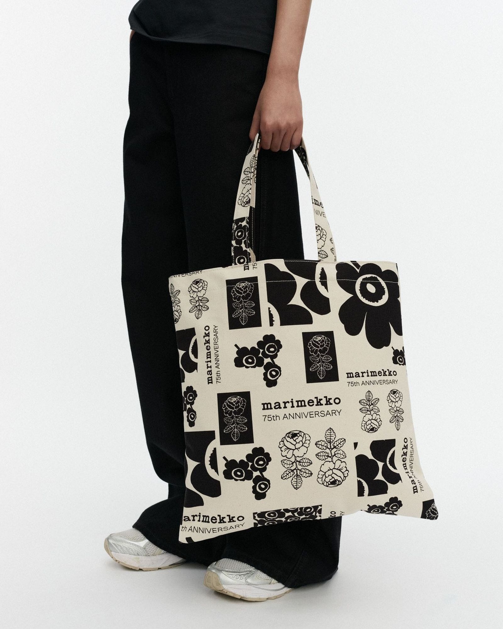 【アジア限定】75th anniversary / ウニッコ/ ヴィヒキルース / トートバッグ / オフホワイト / ブラック