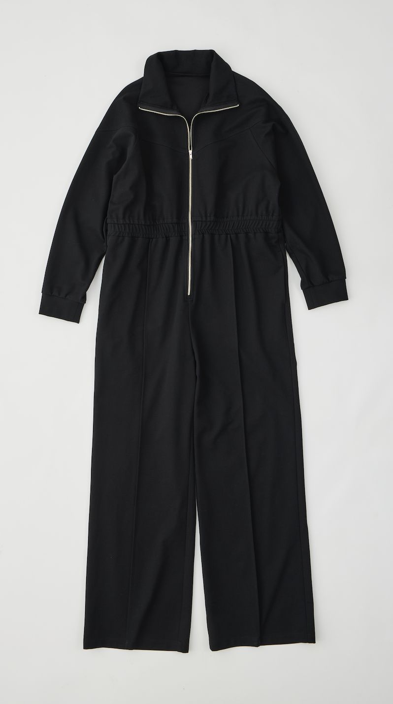 JERSEY JUMPSUIT / オールインワン / ブラック