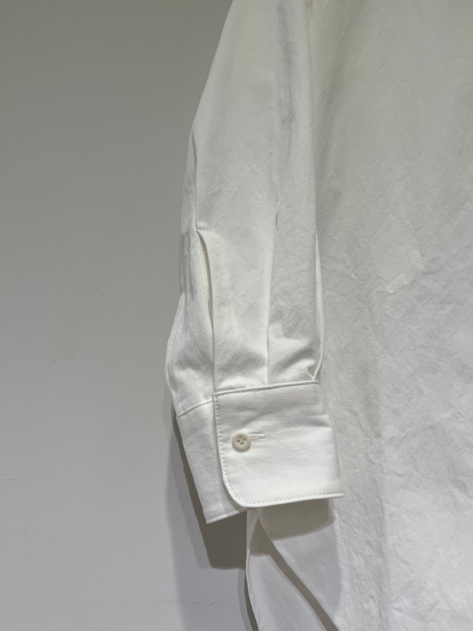 Greed International - Diorama Gabardine Shirt in Off White