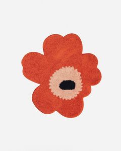 Unikko バスマット / ラグ / オレンジ