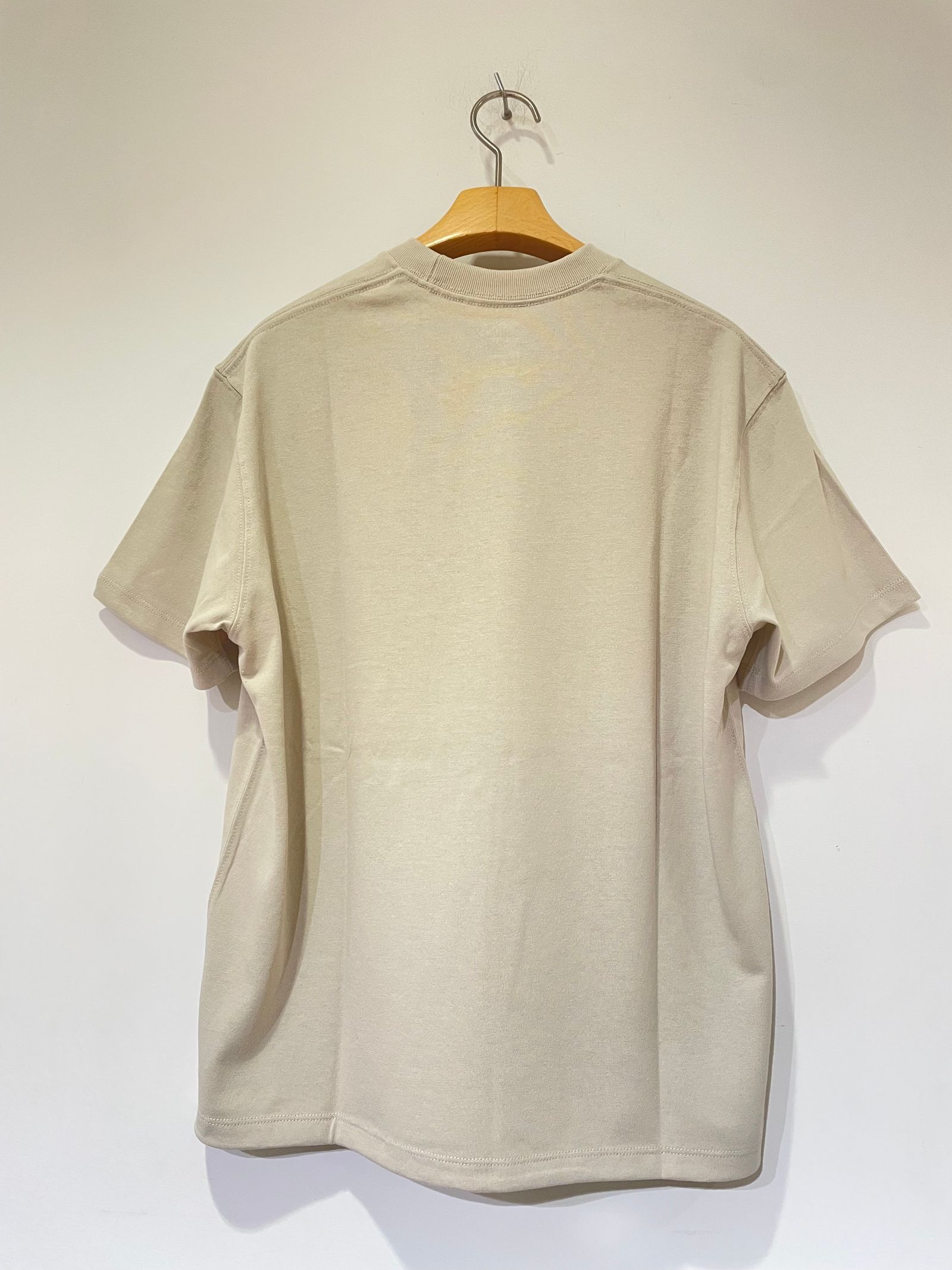 WOMEN'S SHORT SLEEVE POCKET T-SHIRT PLAIN / 半袖ポケットTシャツ / ベージュ