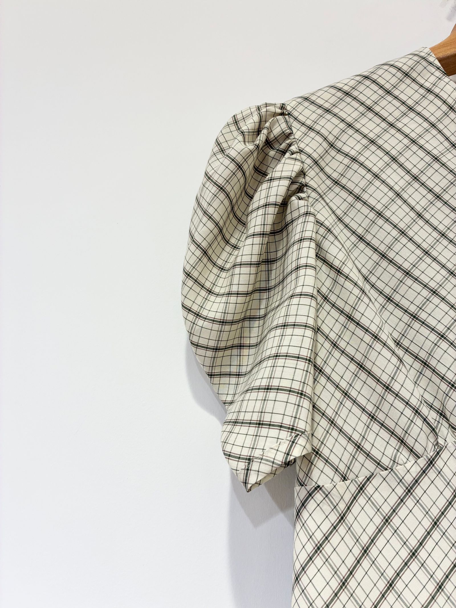 Sienna Glow Check Dress / チェックワンピース / イエロー