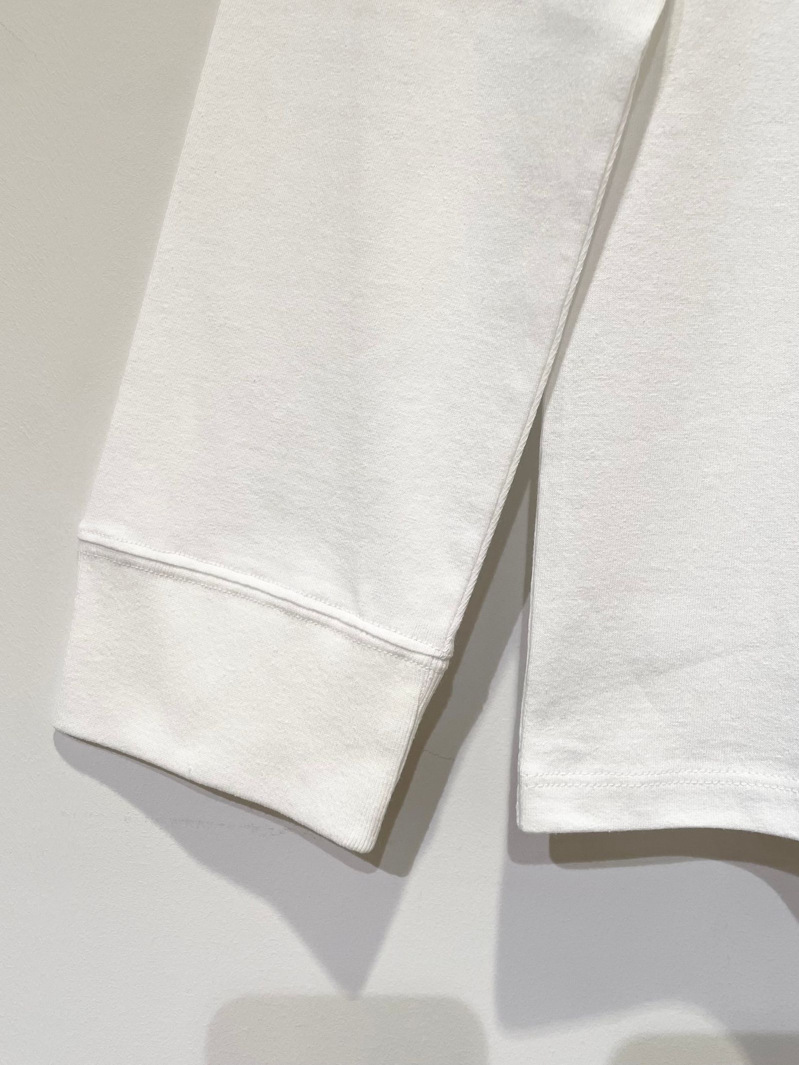 Petite Rue Madame 長袖Tシャツ / 刺繍ロンT / ホワイト