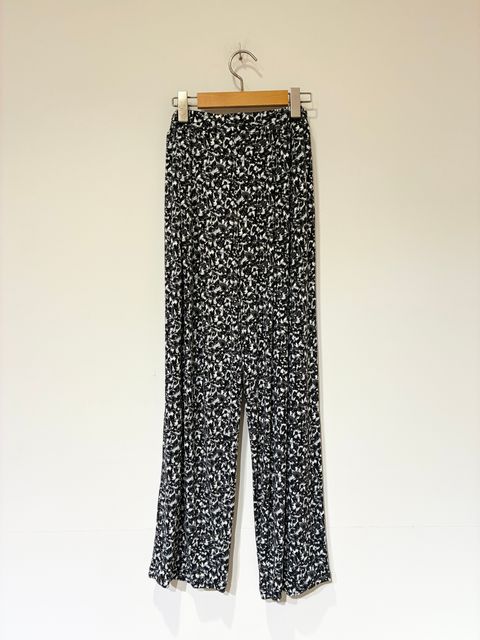 トラベルライン パンツ / イージーワイドパンツ / ブラック / マルチカラー