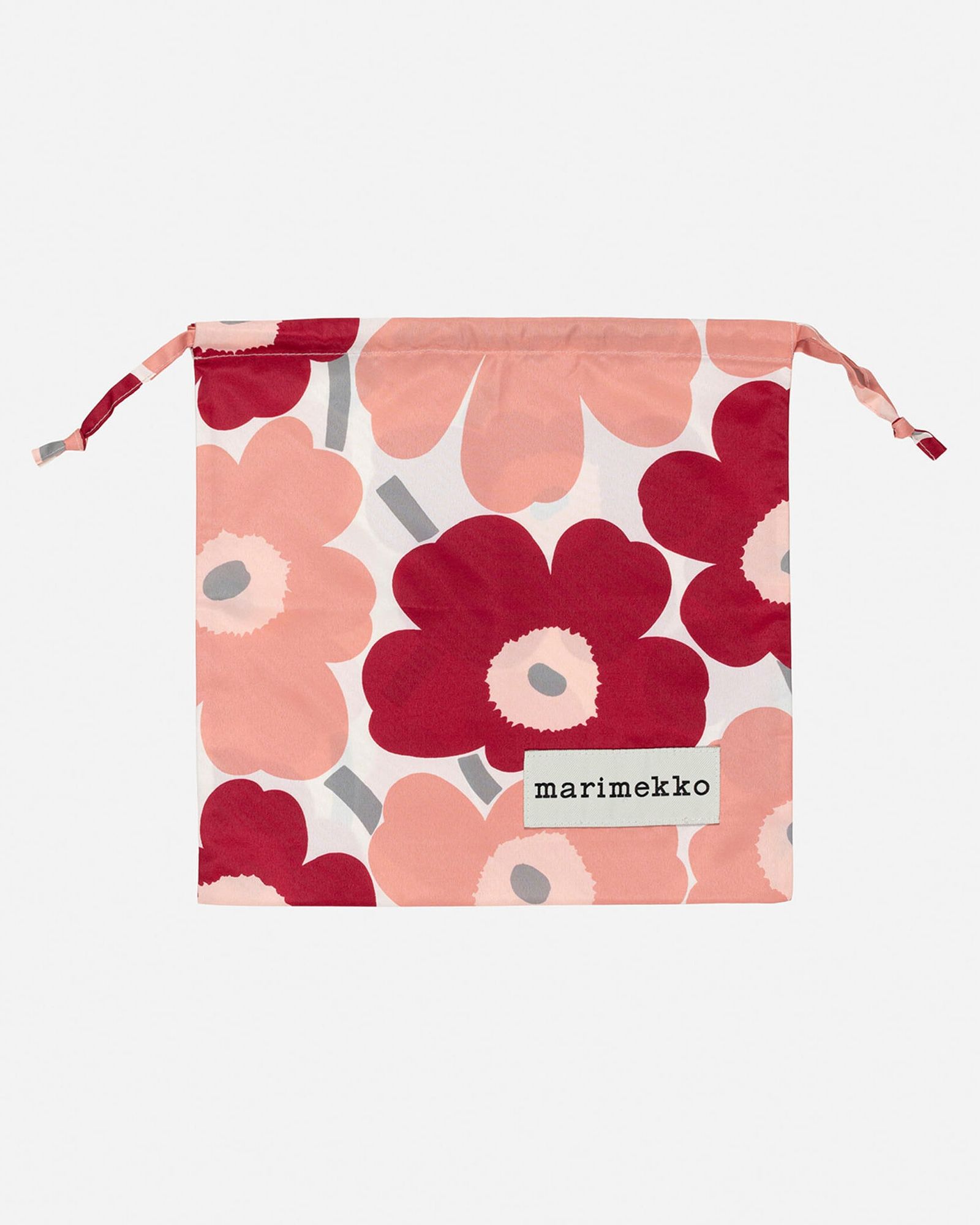 【アジア限定】 Pieni Unikko / multi purpose bag / 巾着バッグ / レッド / ピンク
