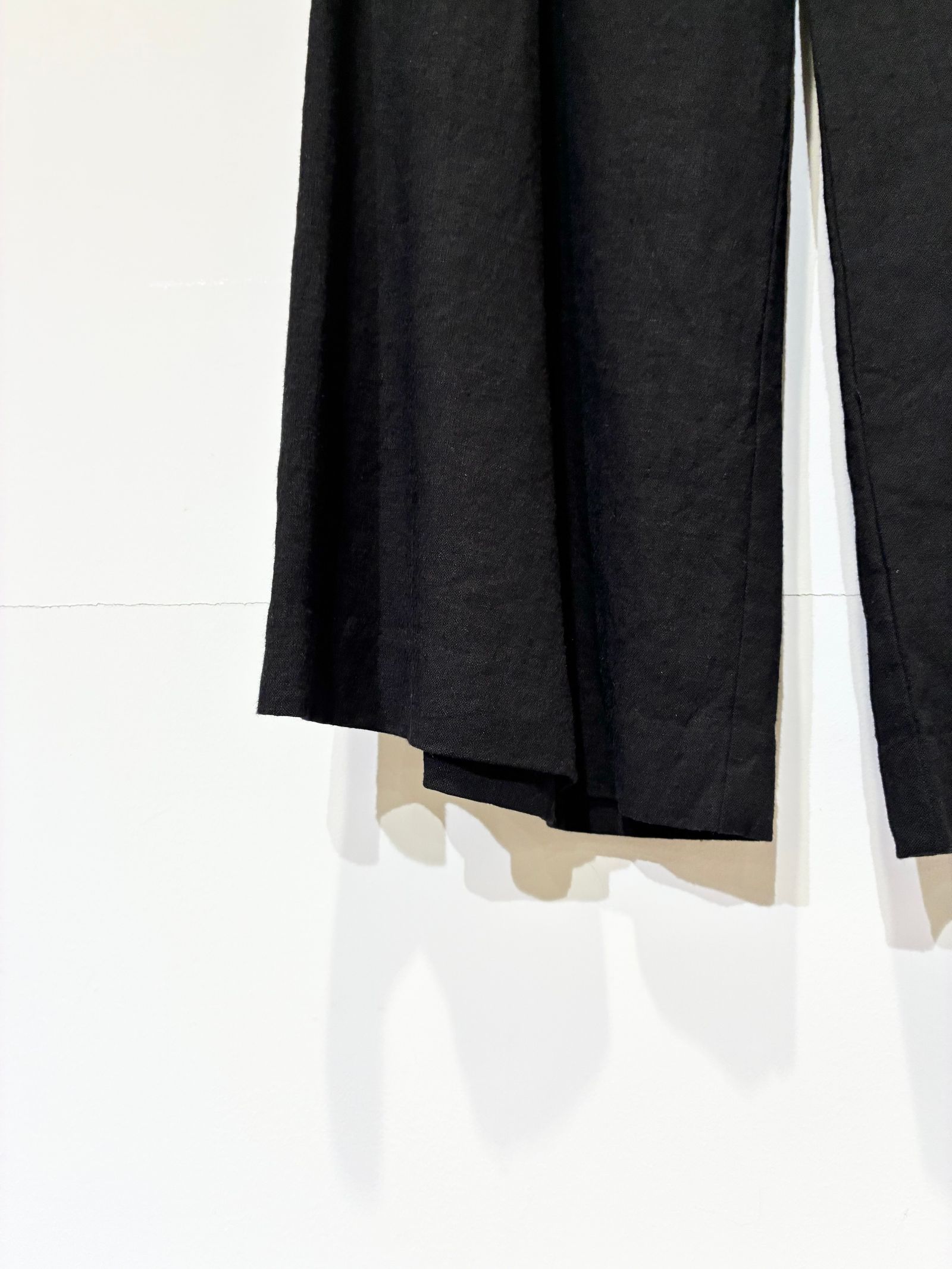 Two Tuck Pants / タックワイドパンツ / ブラック