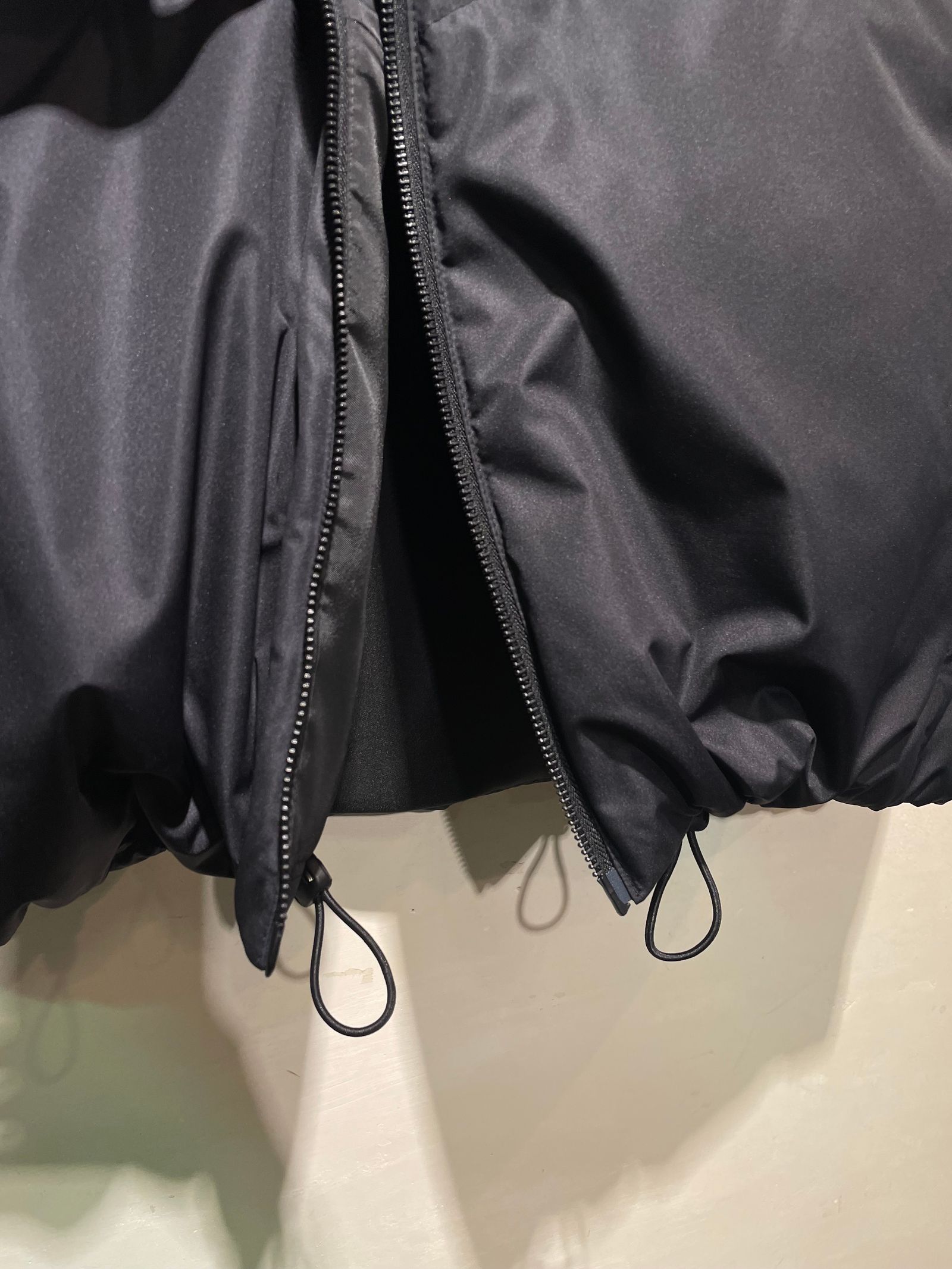 STAND DOWN VEST / スタンドカラーダウンベスト / ブラック