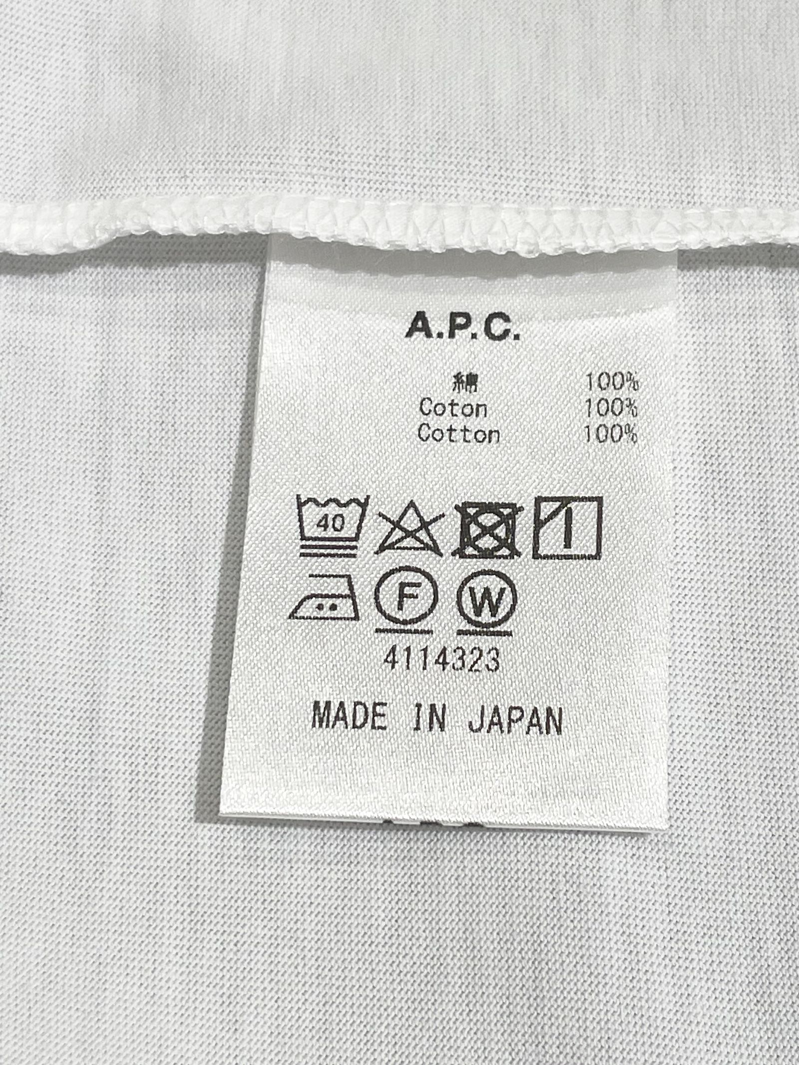 【美品】A.P.C. × RELUME T-SHIRT ロゴ刺繍T ホワイト 新品 A.P.C. × RELUME T-SHIRT ロゴ刺繍T ホワイト - メルカリ