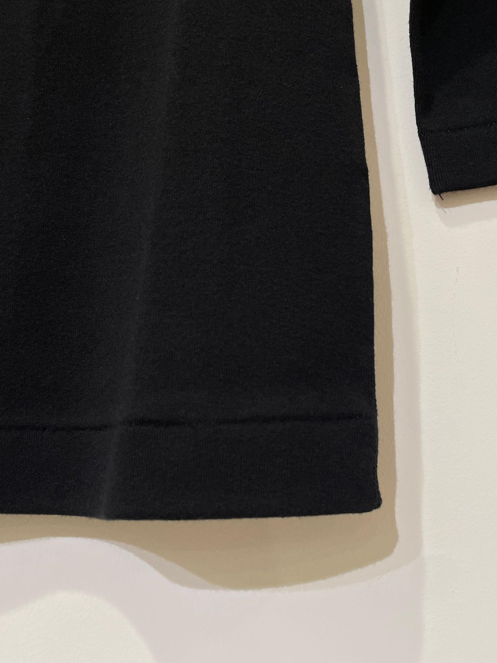 ジンジャー 七分袖 / ボートネックカットソー / ブラック