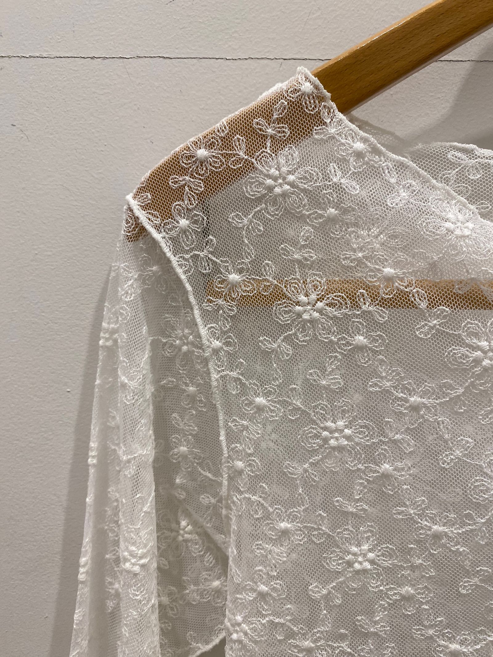 nowos - LACE BLOUSE nowos 2023SS ノーウォス レースブラウス ...