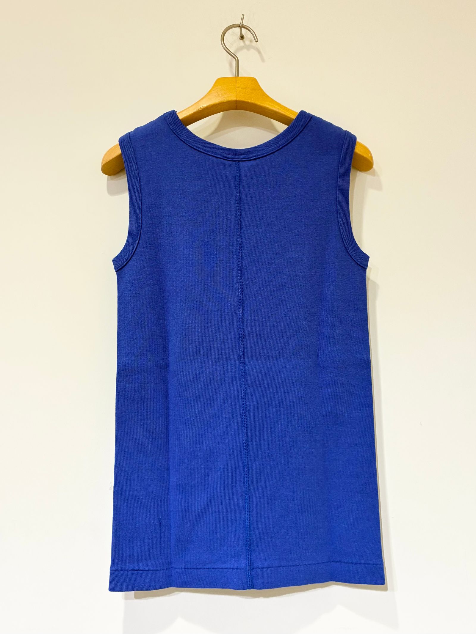 CIRCULAR RIB SLEEVELESS / ノースリーブトップス / タンクトップ / ブルー