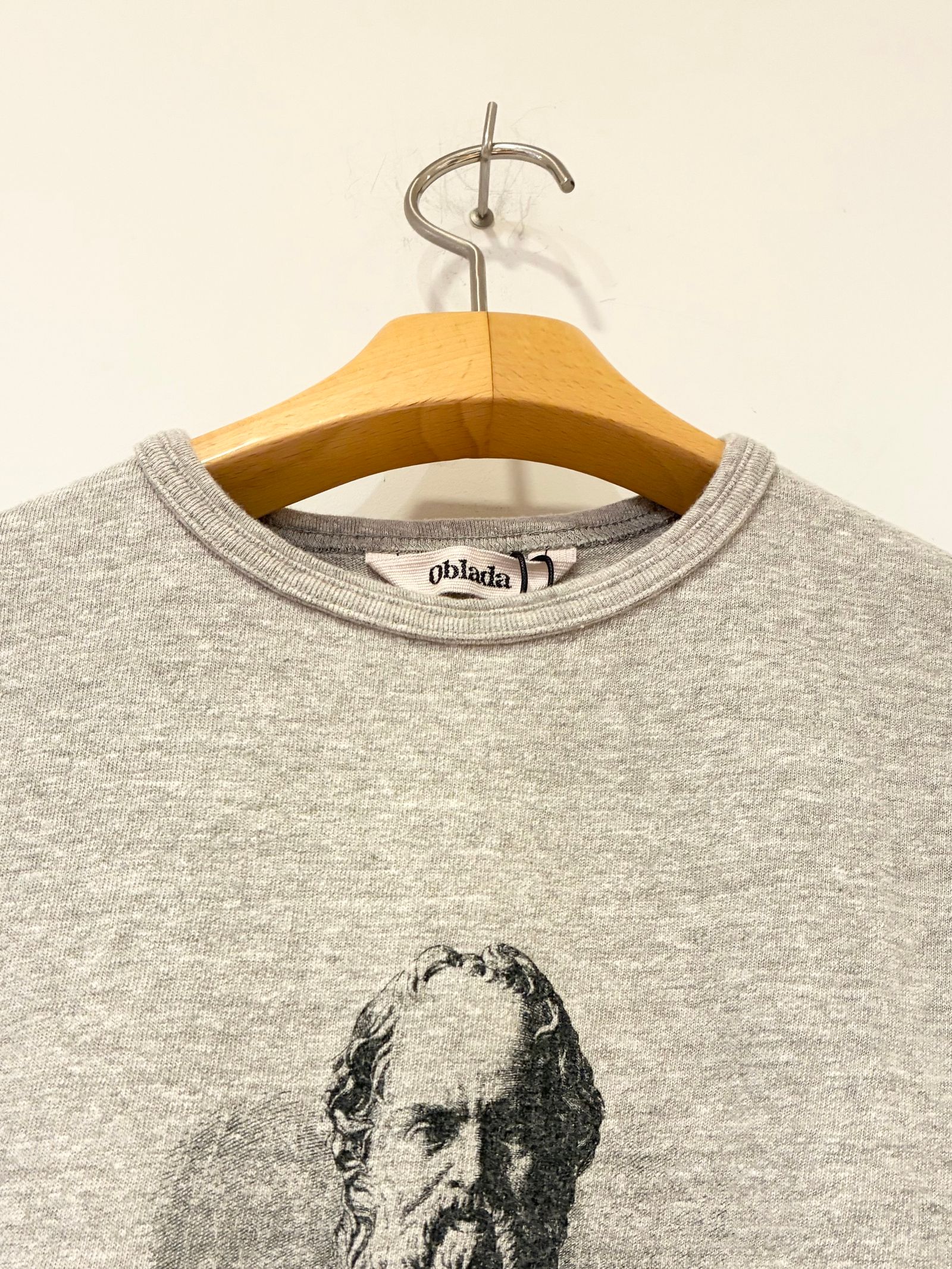 【Oblada】オブラダ　HERITAGE TEE グレー　25SS レディース】HERITAGE TEE | Oblada(オブラダ) / トップス