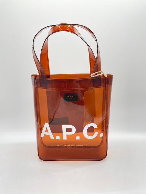 Lou スモールトートバッグ / クリアトートバッグ / ブラウン