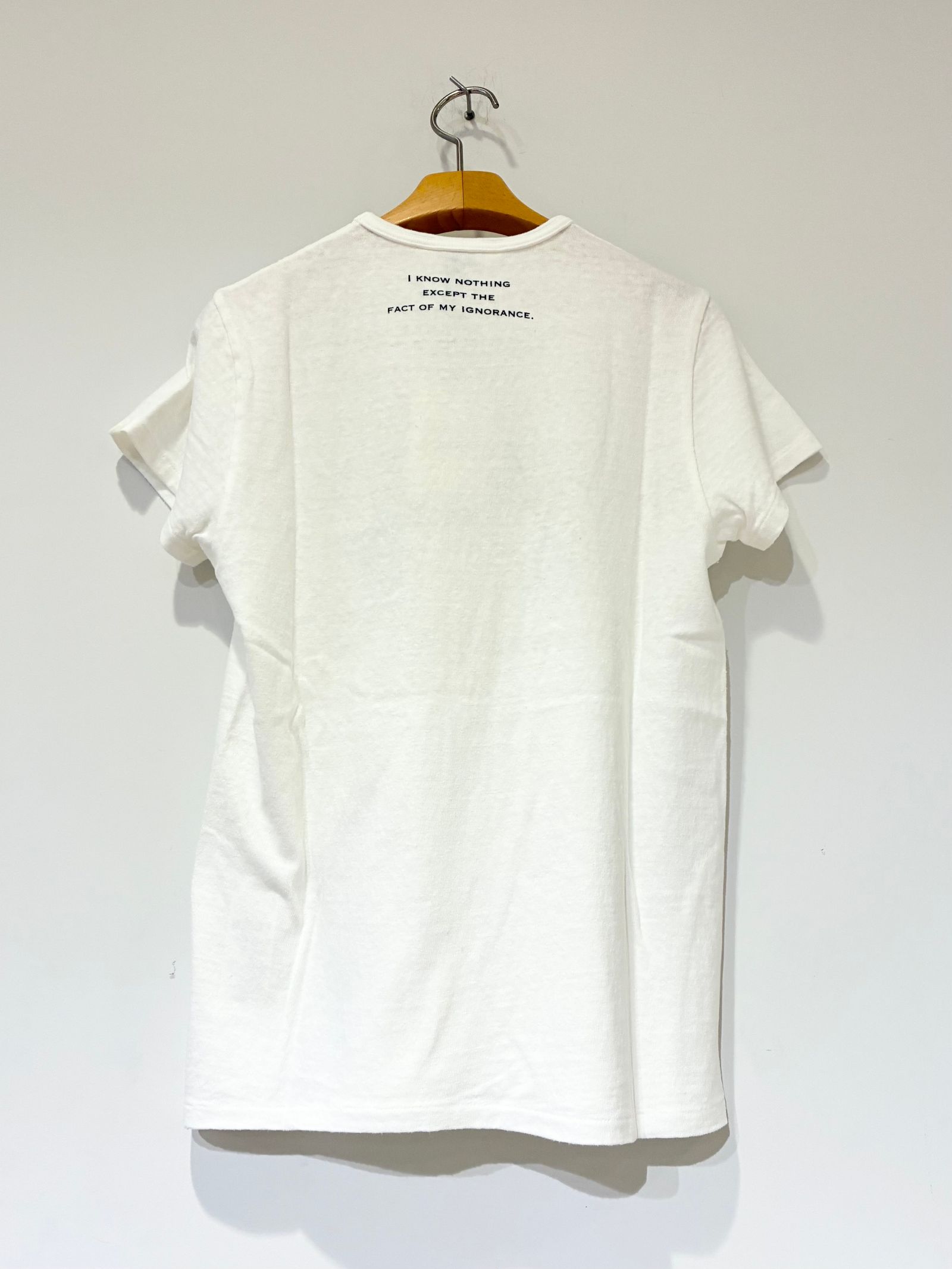 【ラスト1点】SOCRATES TEE / プリントTシャツ / ホワイト