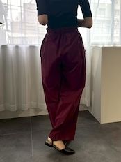 cotton cupra cargo easy pants / コットンキュプラカーゴイージーパンツ / ボルドー