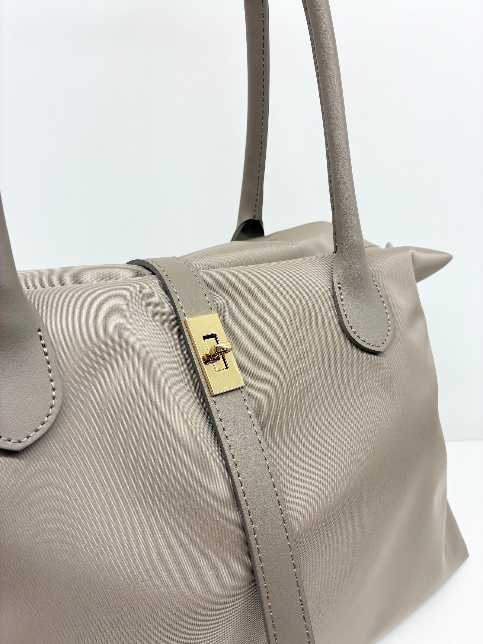 BIANCA / ナイロントートバッグ / ベージュ