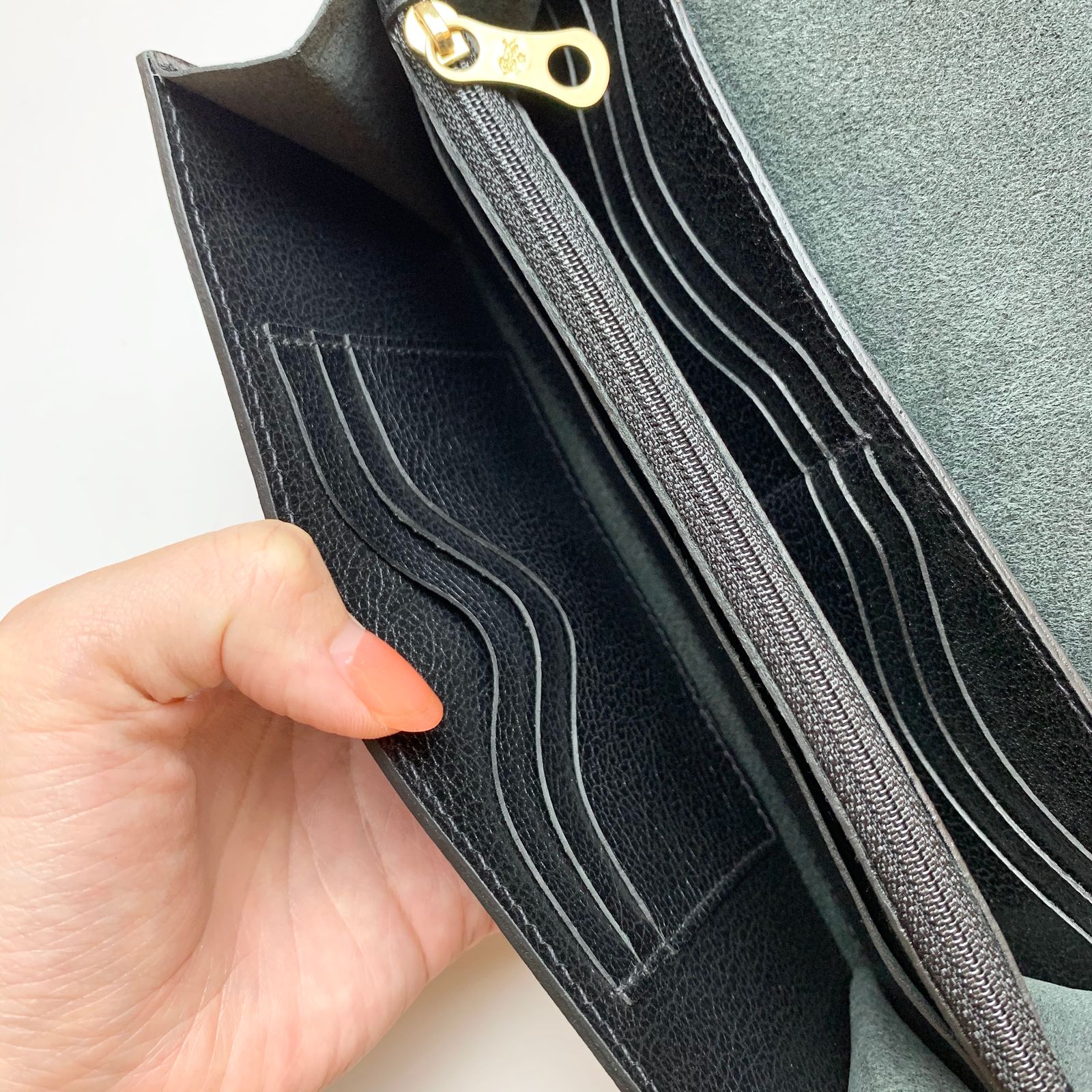 スナップボタン長財布
