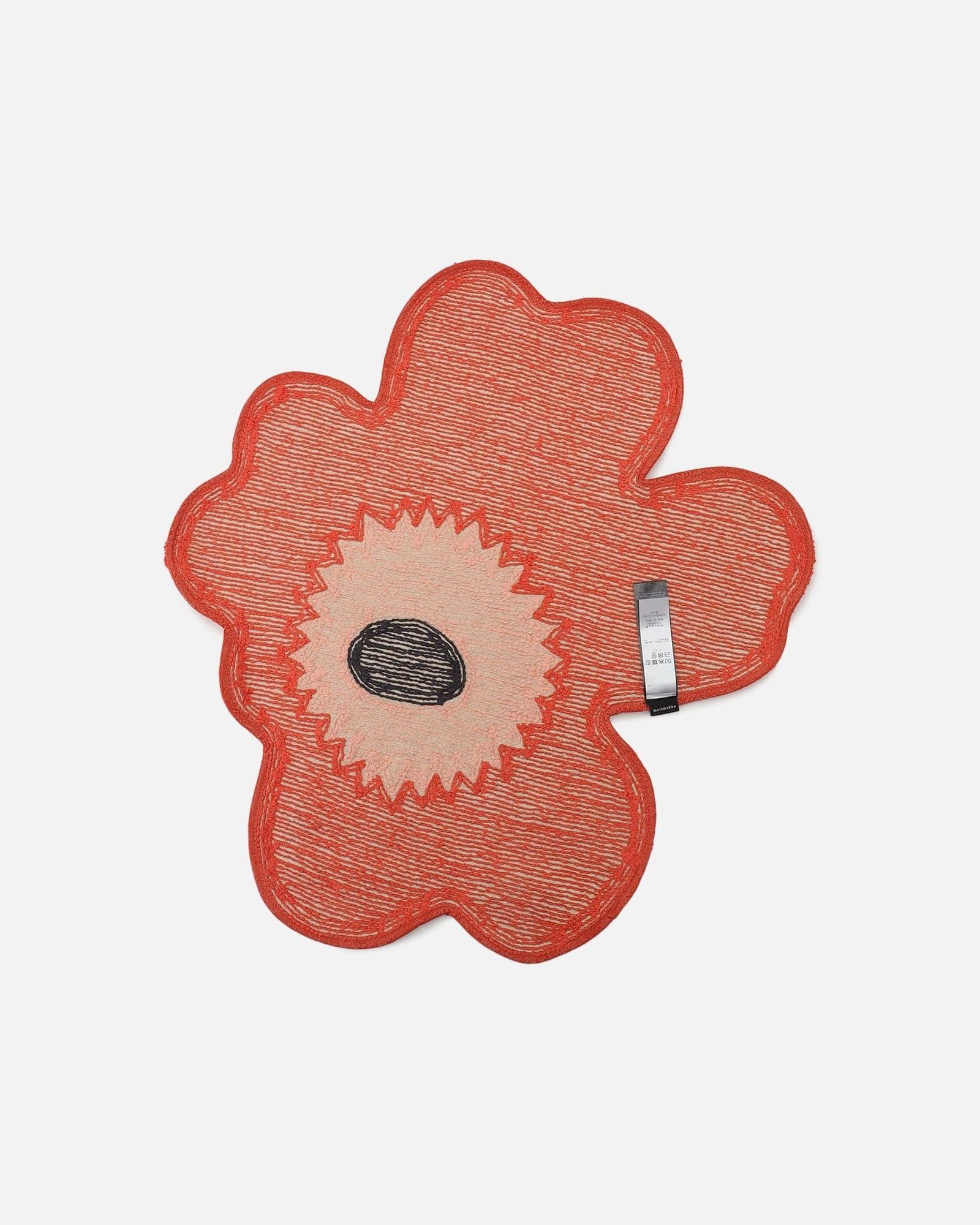 Unikko バスマット / ラグ / オレンジ