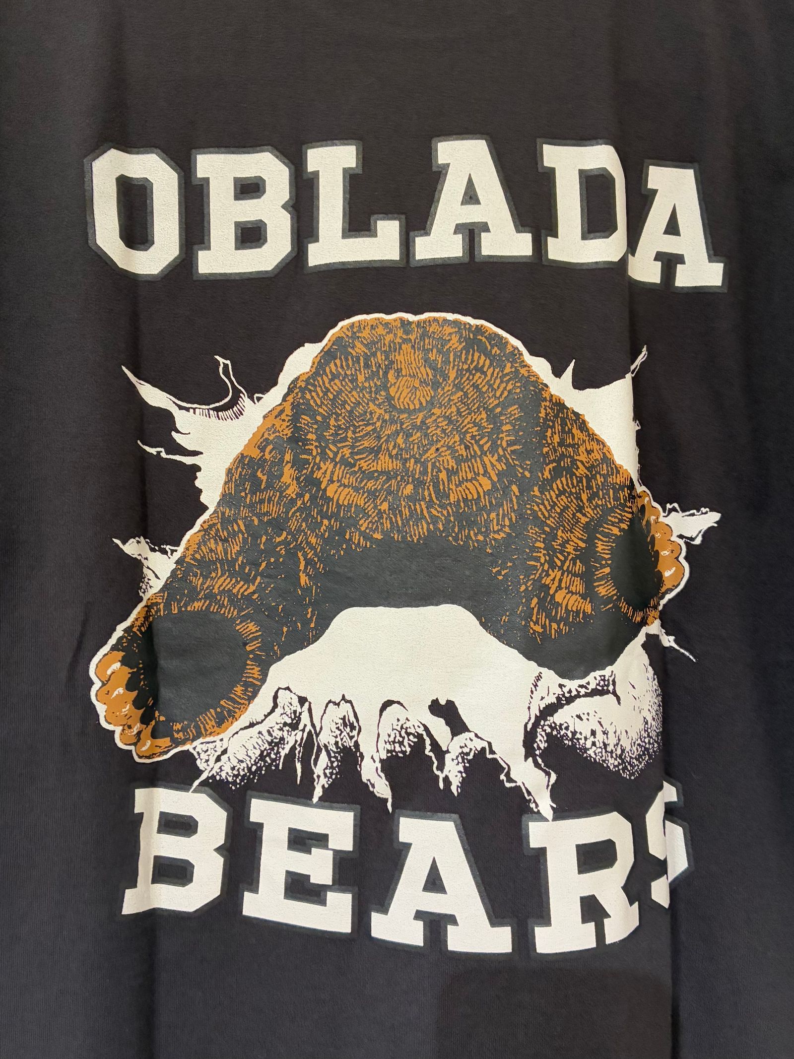 BEARS TEE / 熊プリントTシャツ / ブラック