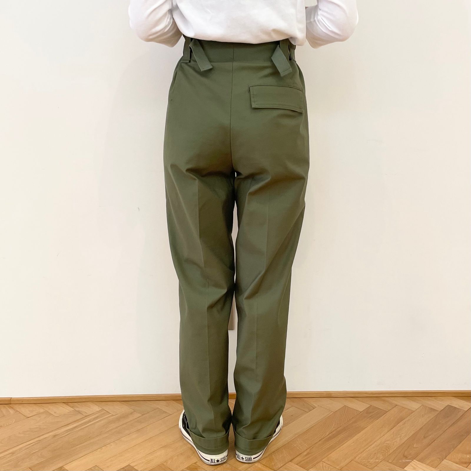 MACPHEE - バックサテンスラブ ミリタリーパンツ | HALLOW's web store MACPHEE - バックサテンスラブ ミリタリーパンツ | HALLOW's web store