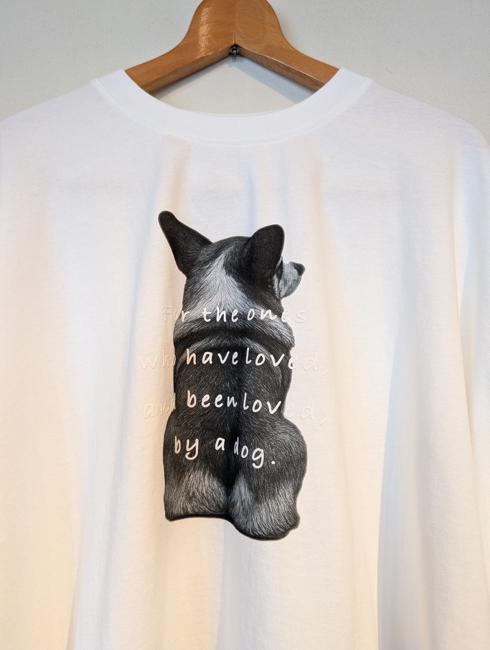 コーギープリント半袖Tシャツ / ホワイト