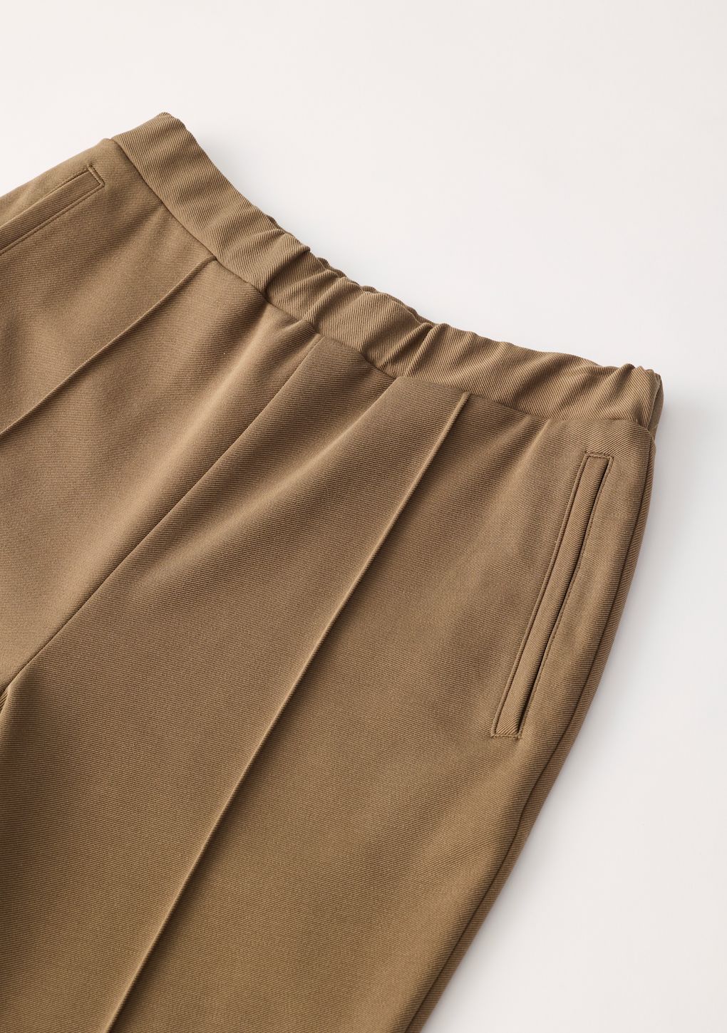 JERSEY PANTS / センタープレスジャージーパンツ / カーキ