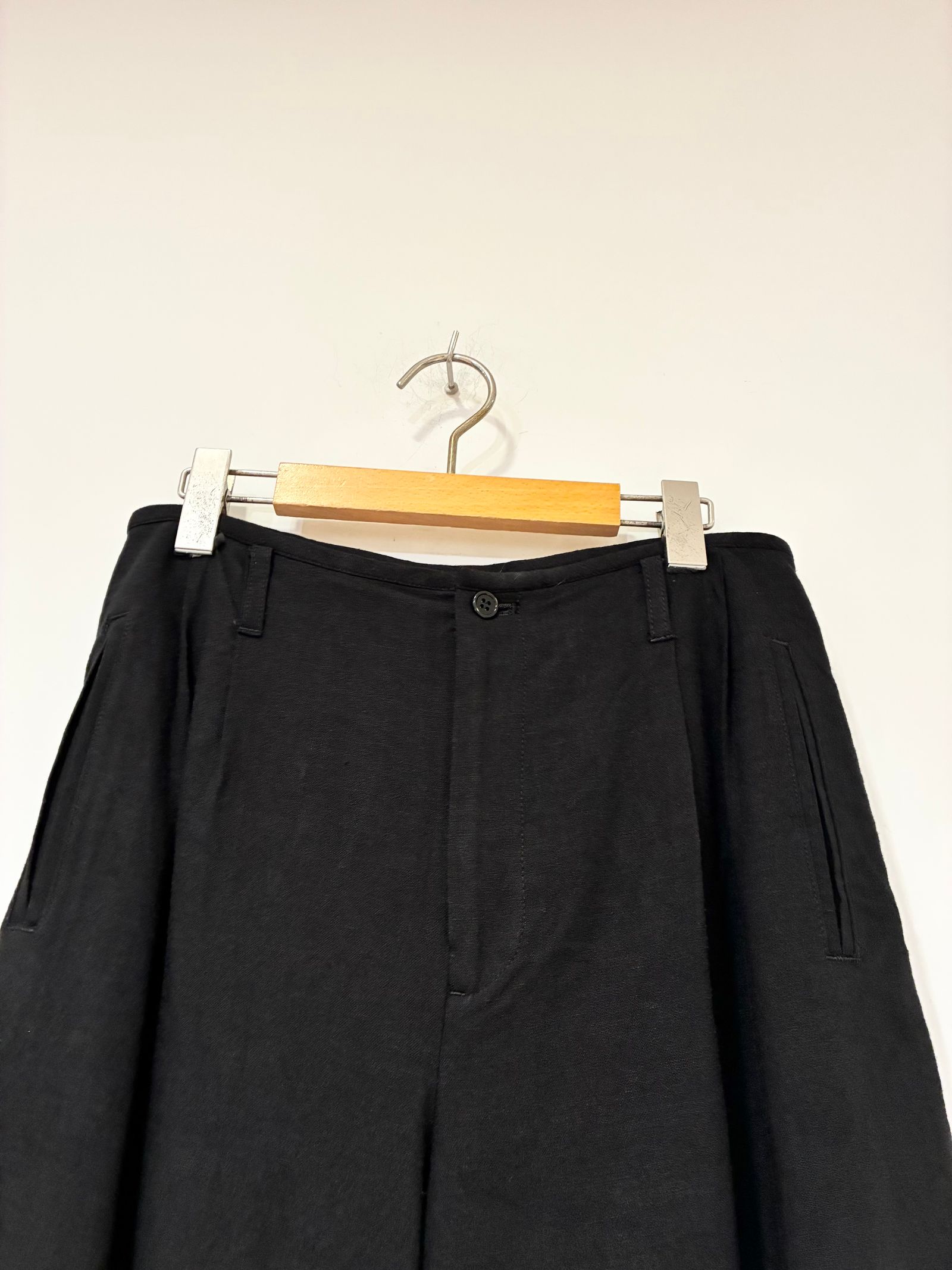 Two Tuck Pants / タックワイドパンツ / ブラック