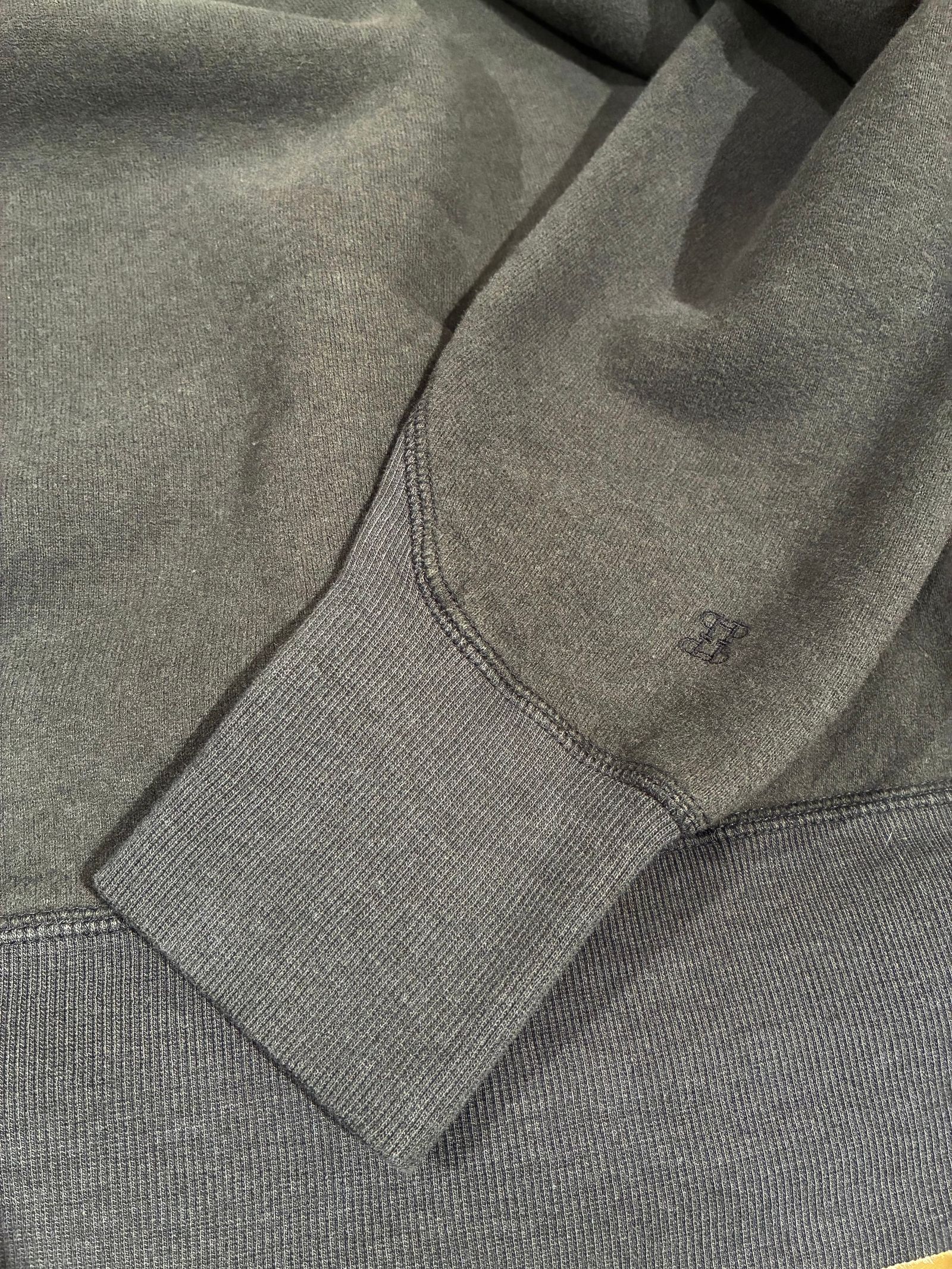 ダウニーウラケプルオーバーuni / 裏起毛オーバーサイズスウェット / チャコールグレー