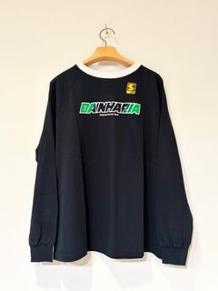 RACING LONG SLEEVE TEE / プリントTシャツ / ロンT / ネイビー
