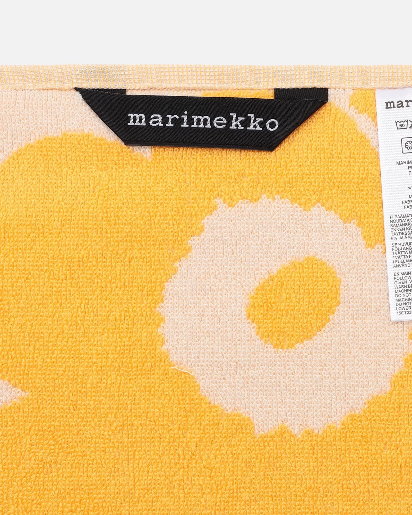【日本限定】Unikko / ミニタオル / 26×26cm / イエロー