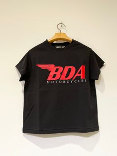 BDA MOTORCYCLE TEE / プリントロゴTシャツ / ブラック