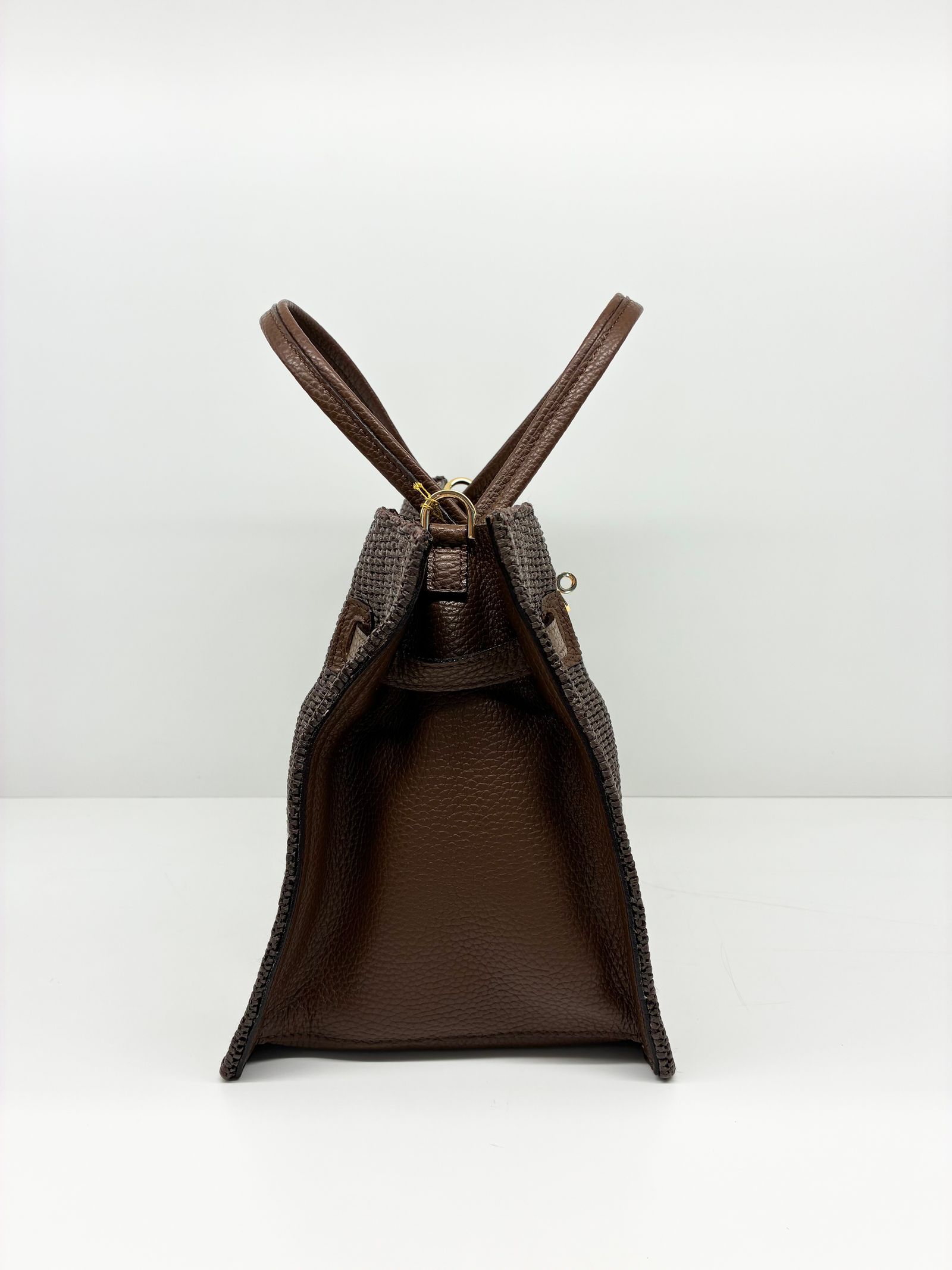 SANDRO / ベルト付きかごバッグ / ブラウン