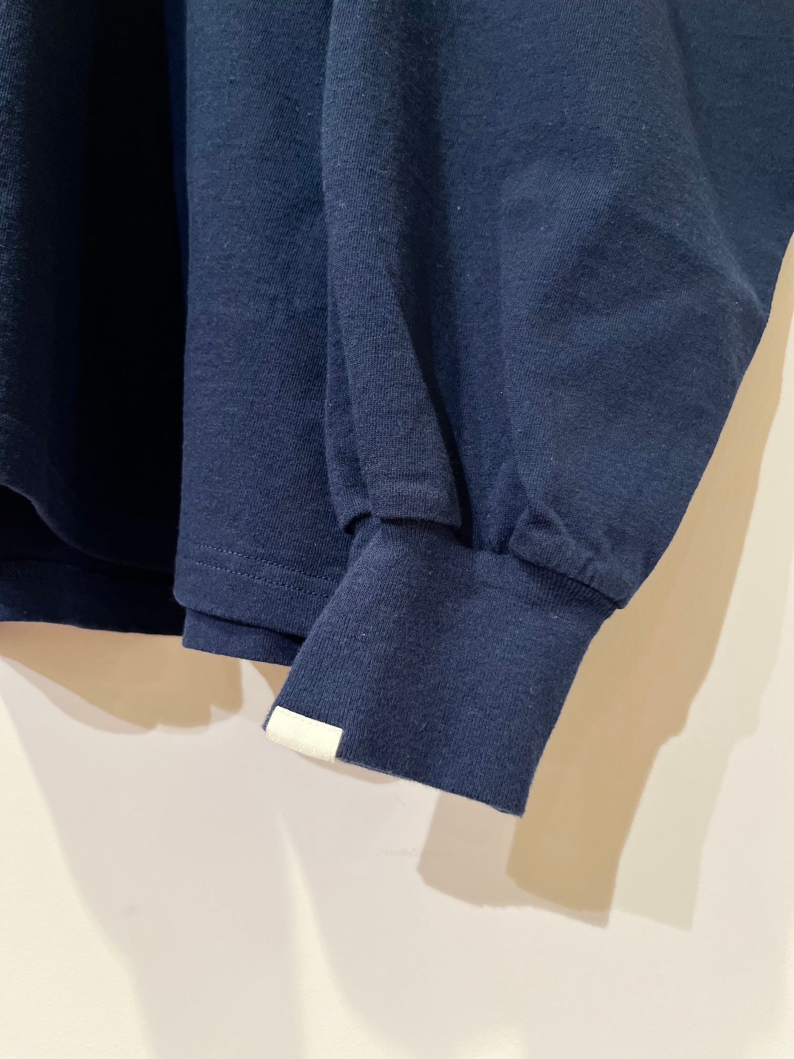 oblada - 92 STEADY LONG TEE / プリントロンT / ネイビー