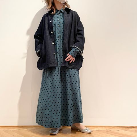 dah'lia レトロな雰囲気が魅力のドットワンピース