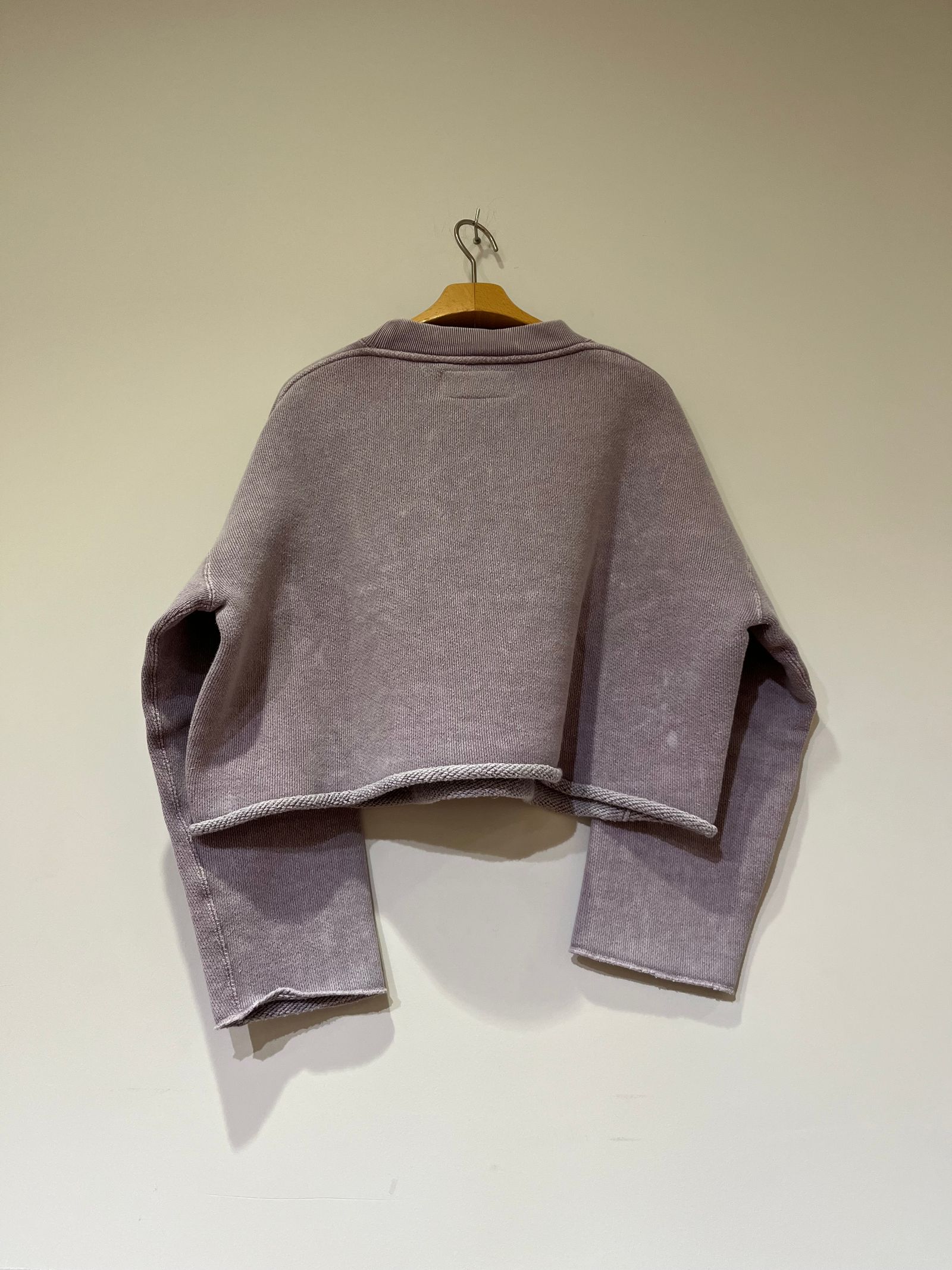 chunky terry bleach -out wide body sweatshirt スウェット WFSP-UW113
