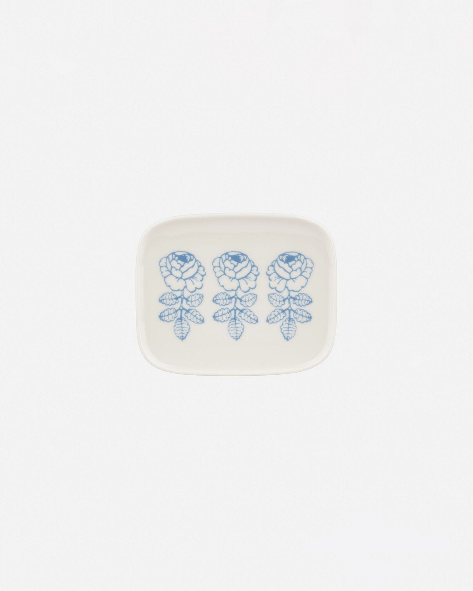【日本限定】Vihkiruusu / プレート / 四角小皿 / 12×15cm / ライトブルー
