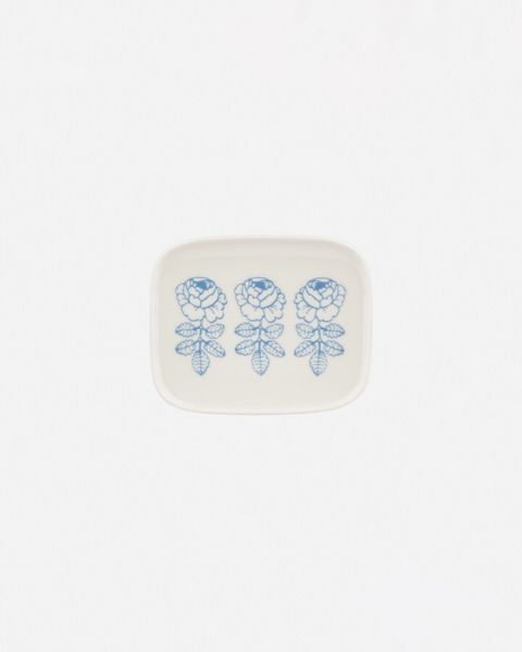 【日本限定】Vihkiruusu / プレート / 四角小皿 / 12×15cm / ライトブルー