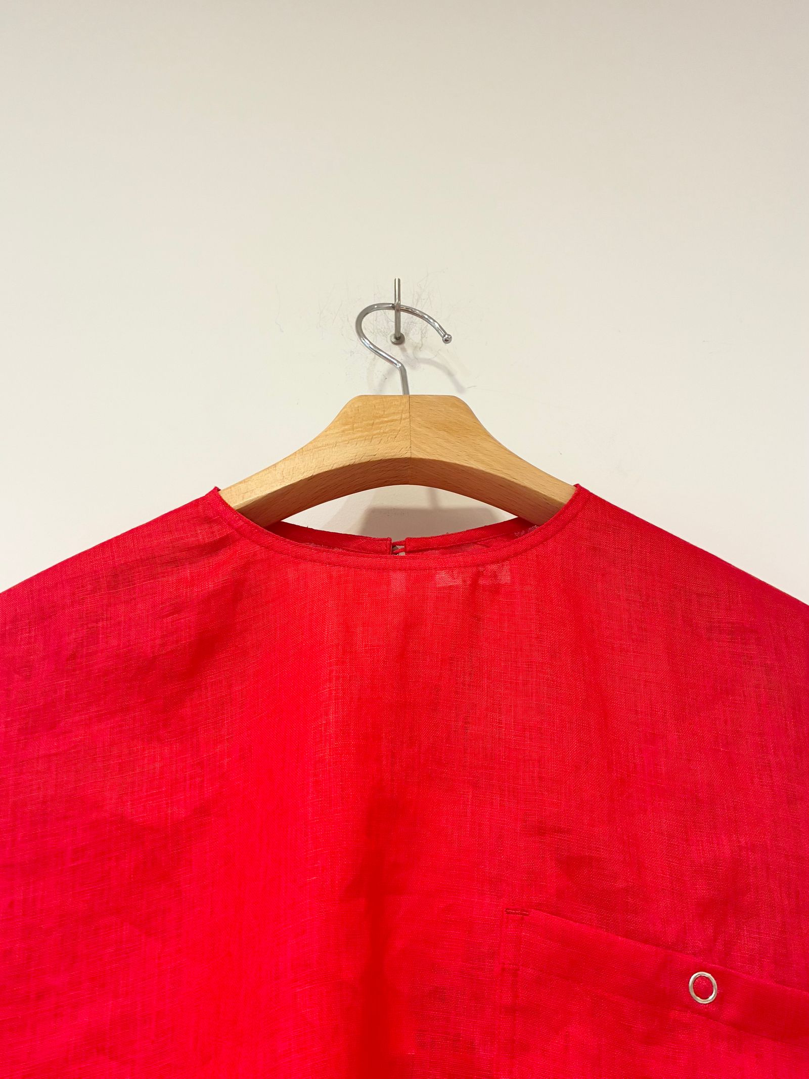 LINEN TEE BLOUSE / リネンブラウス / レッド