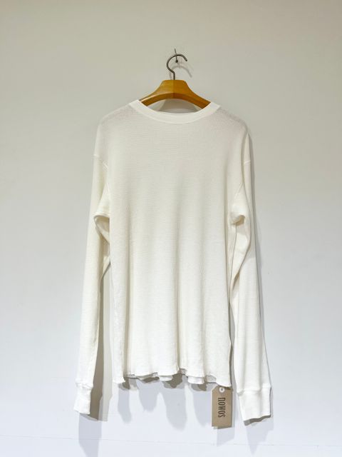 Waffle Top / ワッフルカットソー / ホワイト