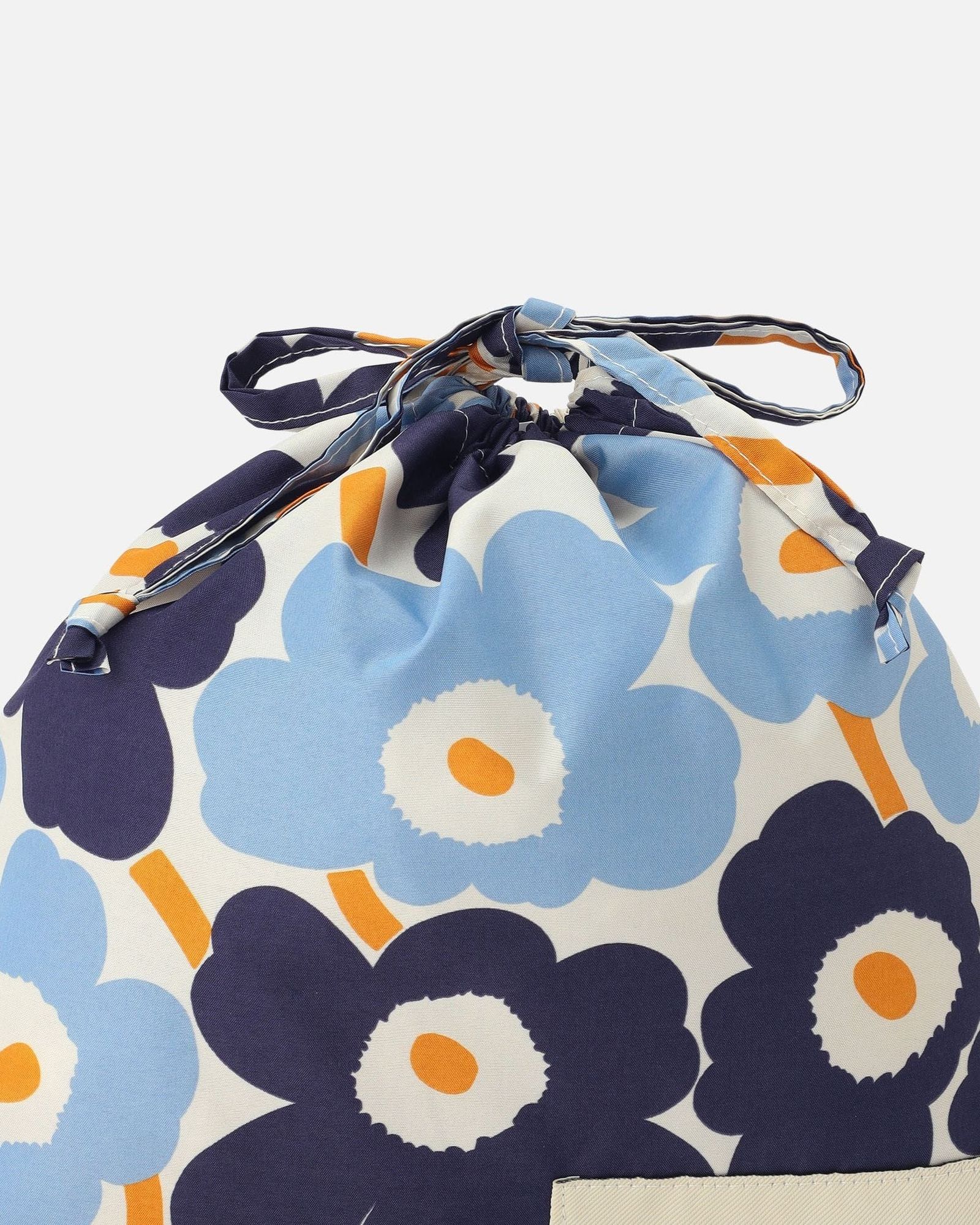 【アジア限定】Mini Unikko All Purpose Bag / ウニッコ巾着ポーチ / ブルー