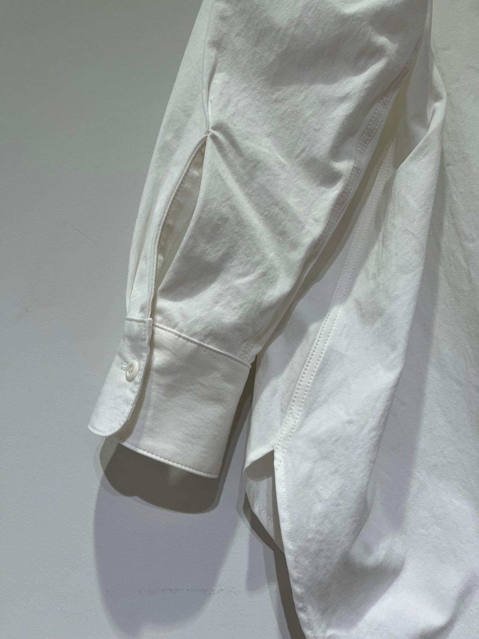 Greed International - Diorama Gabardine Shirt in Off White